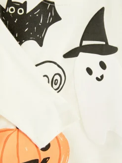 Halloween-Kostüme Für Kinder|Halloween Alle|Primark „Halloween“ Langärmeliges T-Shirt Weiß