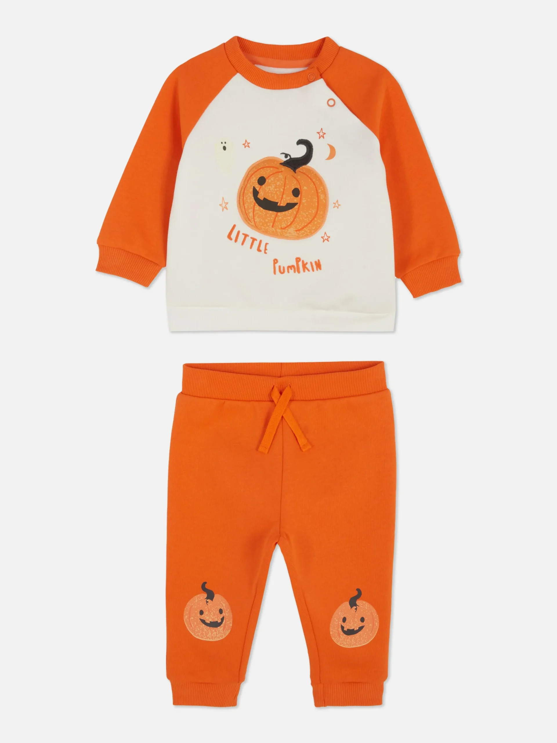 Halloween-Kostüme Für Kinder|Halloween Alle|Primark „Halloween“ Sweatshirt Mit Kürbismotiv Und Jogginghose Orange