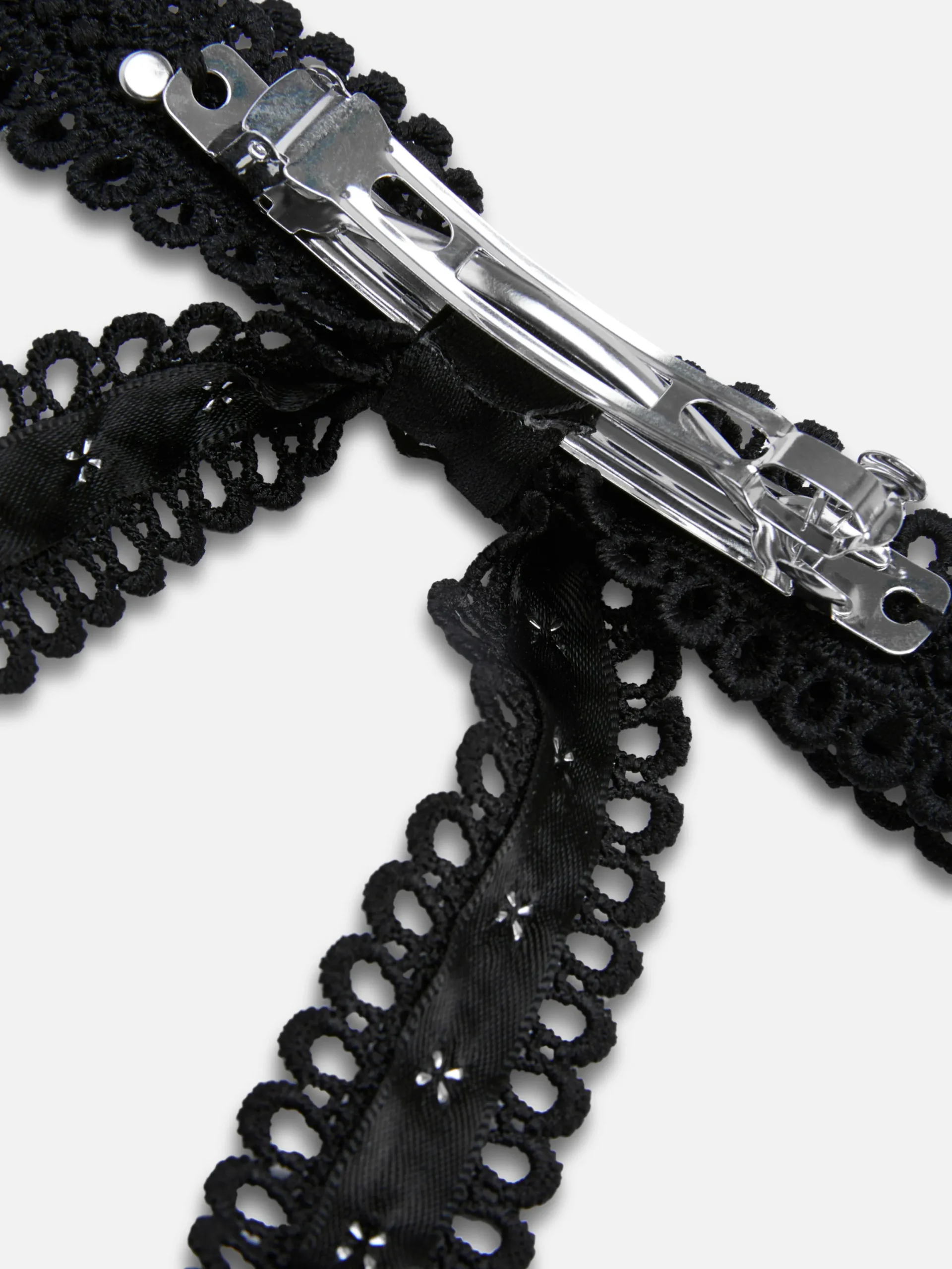 Halloween-Accessoires|Halloween Alle|Primark Halloween-Haarspange Mit Spitzenschleife Schwarz