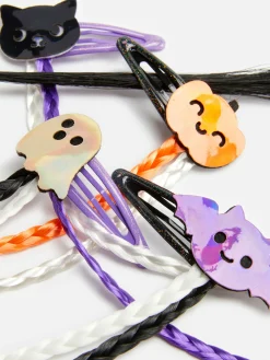 Halloween-Kostüme Für Kinder|Halloween Alle|Primark Halloween-Haarspangen, 4er-Pack Multi