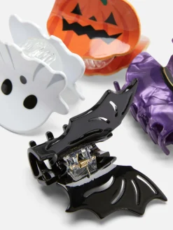 Halloween Alle|Haarschmuck|Primark Halloween-Haarspangen, 4er-Pack Schwarz