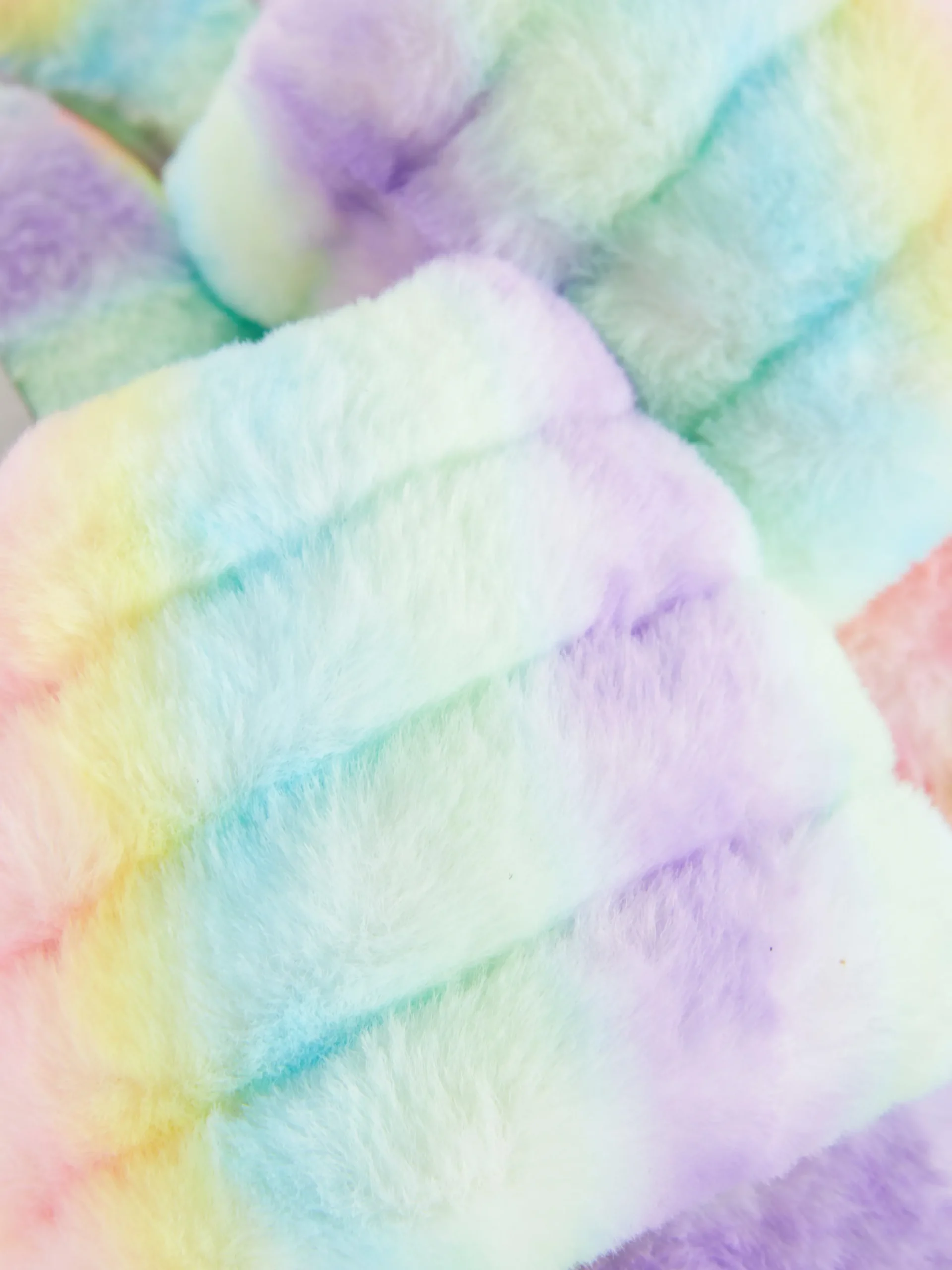 Hausschuhe|Primark Hausschuhe Aus Kunstfell Mit Ombré-Optik Multi