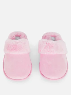 Hausschuhe|Hausschuhe|Primark Hausschuhe In Wildleder-Optik Rosa