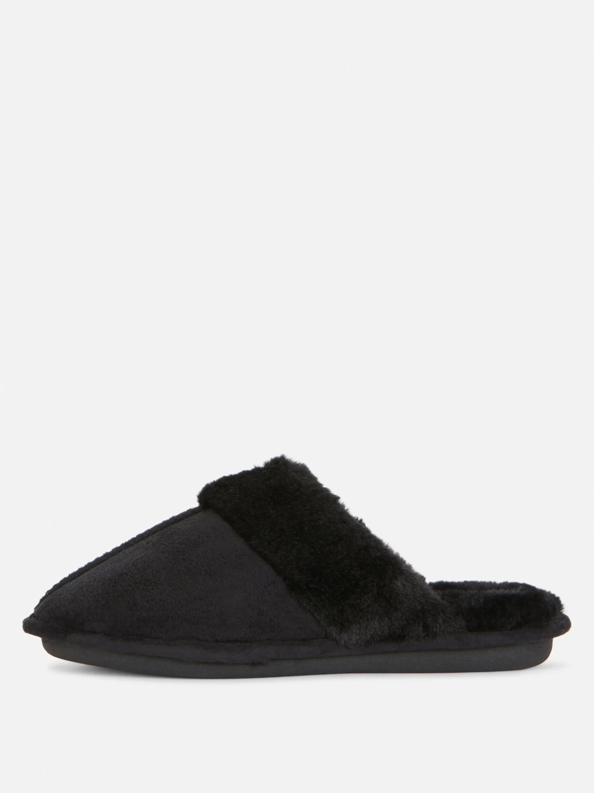 Loungewear|Hausschuhe|Primark Hausschuhe In Wildleder-Optik Schwarz