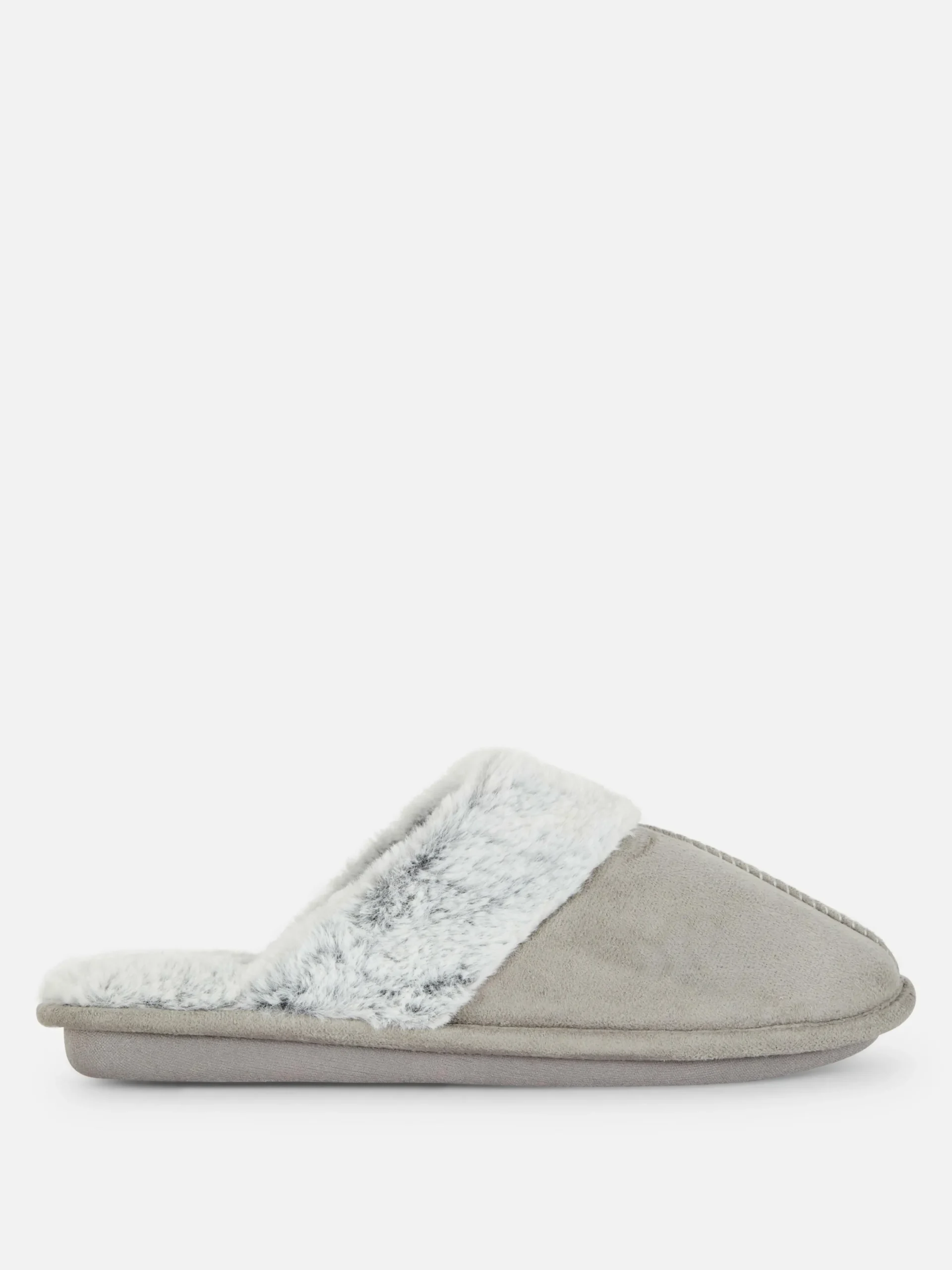 Hausschuhe|Hausschuhe|Primark Hausschuhe In Wildleder-Optik Hellgrau