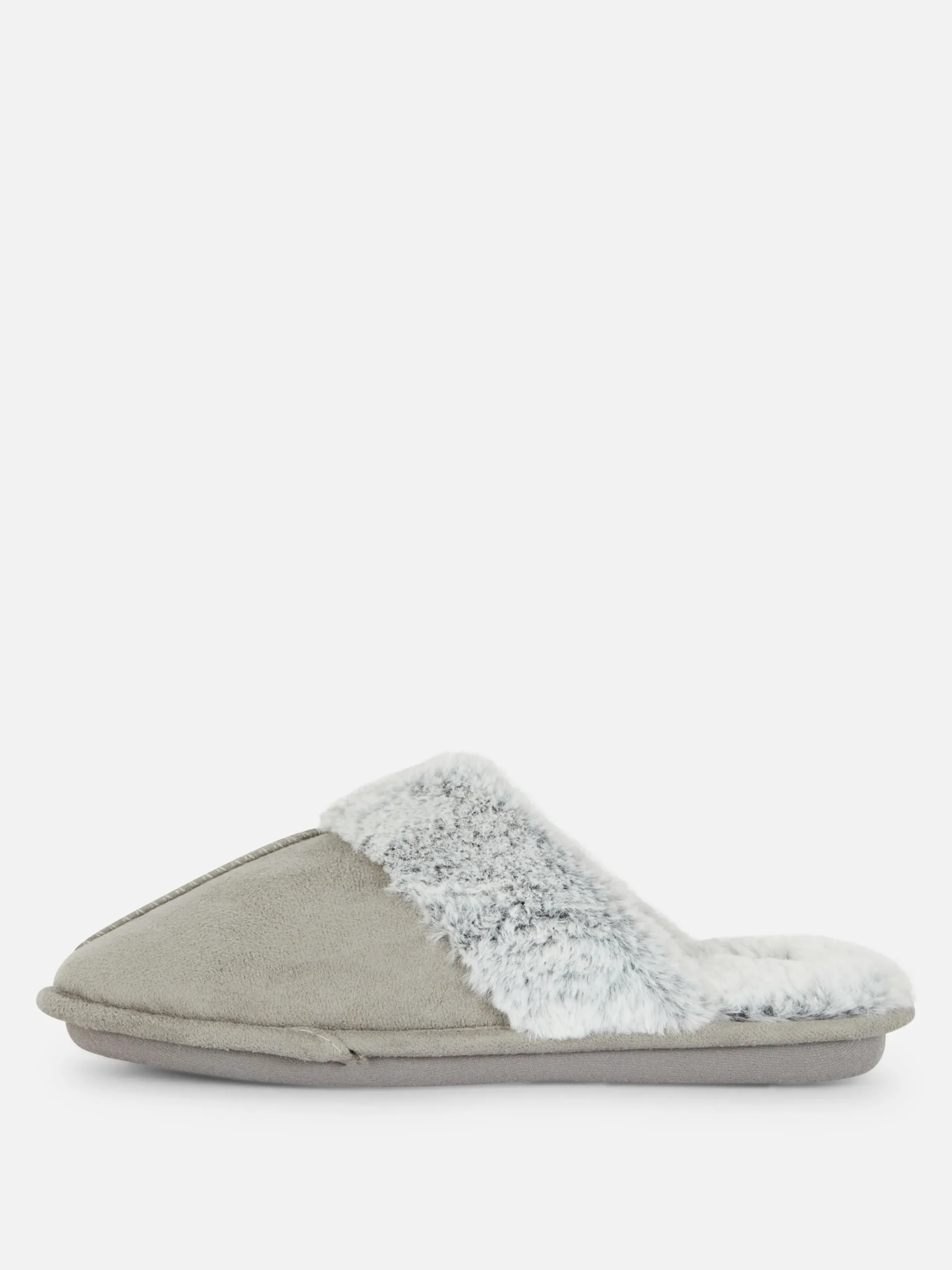 Hausschuhe|Hausschuhe|Primark Hausschuhe In Wildleder-Optik Hellgrau