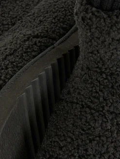 Hausschuhe|Primark Hausstiefel Aus Borg Schwarz