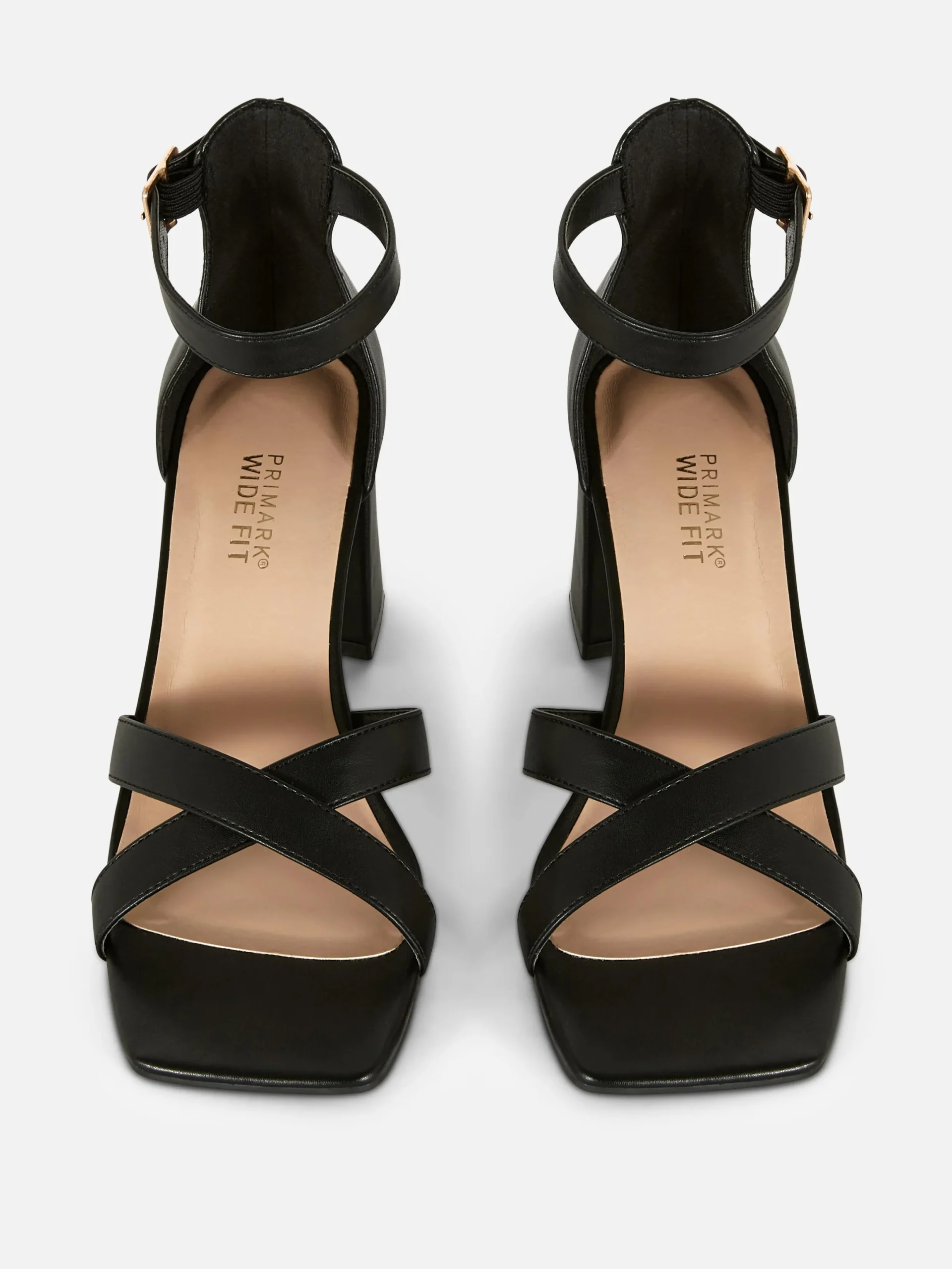 Heels|Primark Heels Mit überkreuztem Riemchen, Weite Passform Schwarz
