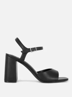 Heels|Primark Heels Mit Riemchen In Weiter Passform Schwarz