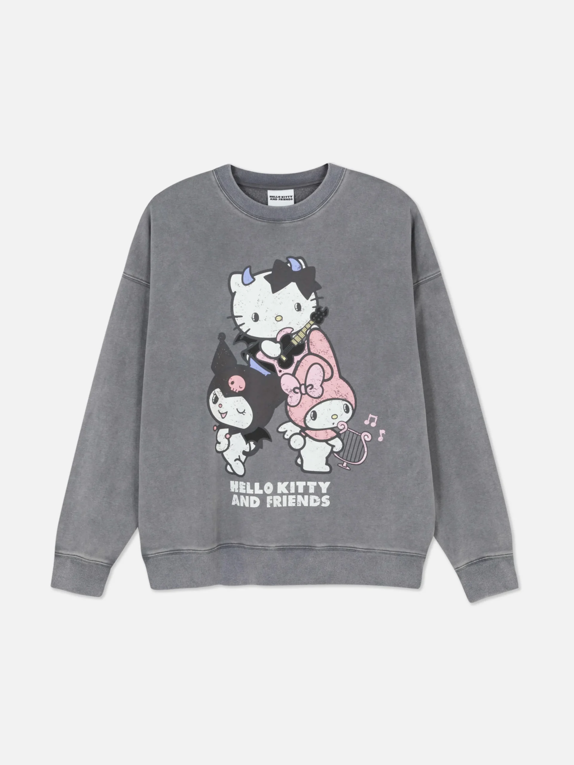 Hoodies Und Sweatshirts|Primark „Hello Kitty And Friends“ Sweatshirt Zum Kombinieren Anthrazitfarben