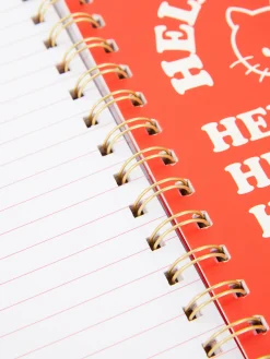 Notizbücher|Primark „Hello Kitty“ A5-Notizbuch Zum 50. Jubiläum Rot