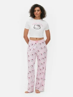 Schlafanzugoberteile|Primark „Hello Kitty“ Baby Tee Schlafanzug-Oberteil Weiß