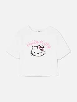 Schlafanzugoberteile|Primark „Hello Kitty“ Baby Tee Schlafanzug-Oberteil Weiß