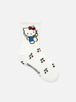 Socken|Primark „Hello Kitty“ Bett-Socken Weiß