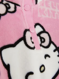 Schlafanzugoberteile|Primark „Hello Kitty“ Fleece-Schlafanzugtop Zum 50. Jubiläum Rosa