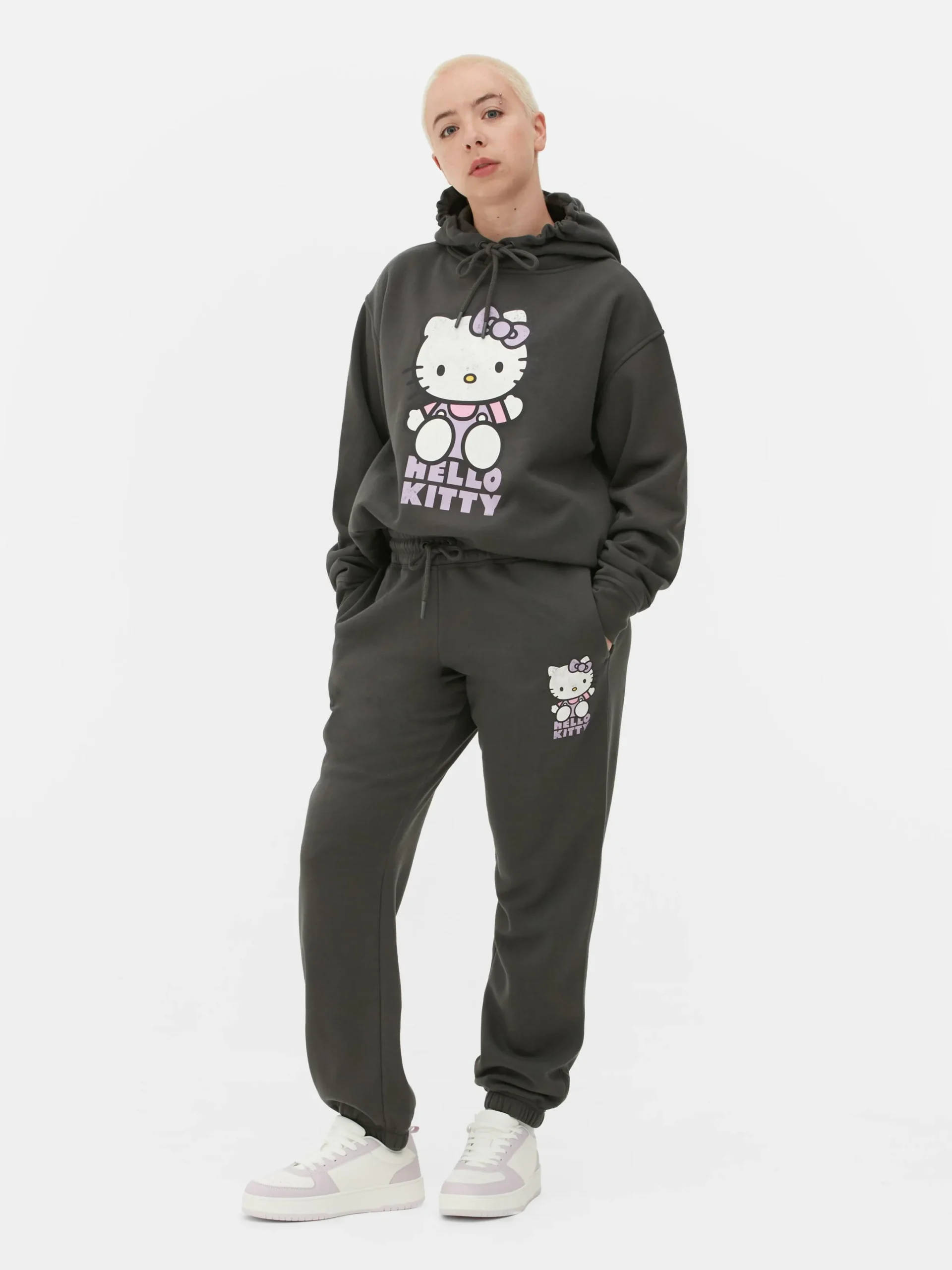 Jogginghosen|Primark „Hello Kitty“ Jogginghose Mit Bündchen Anthrazitfarben