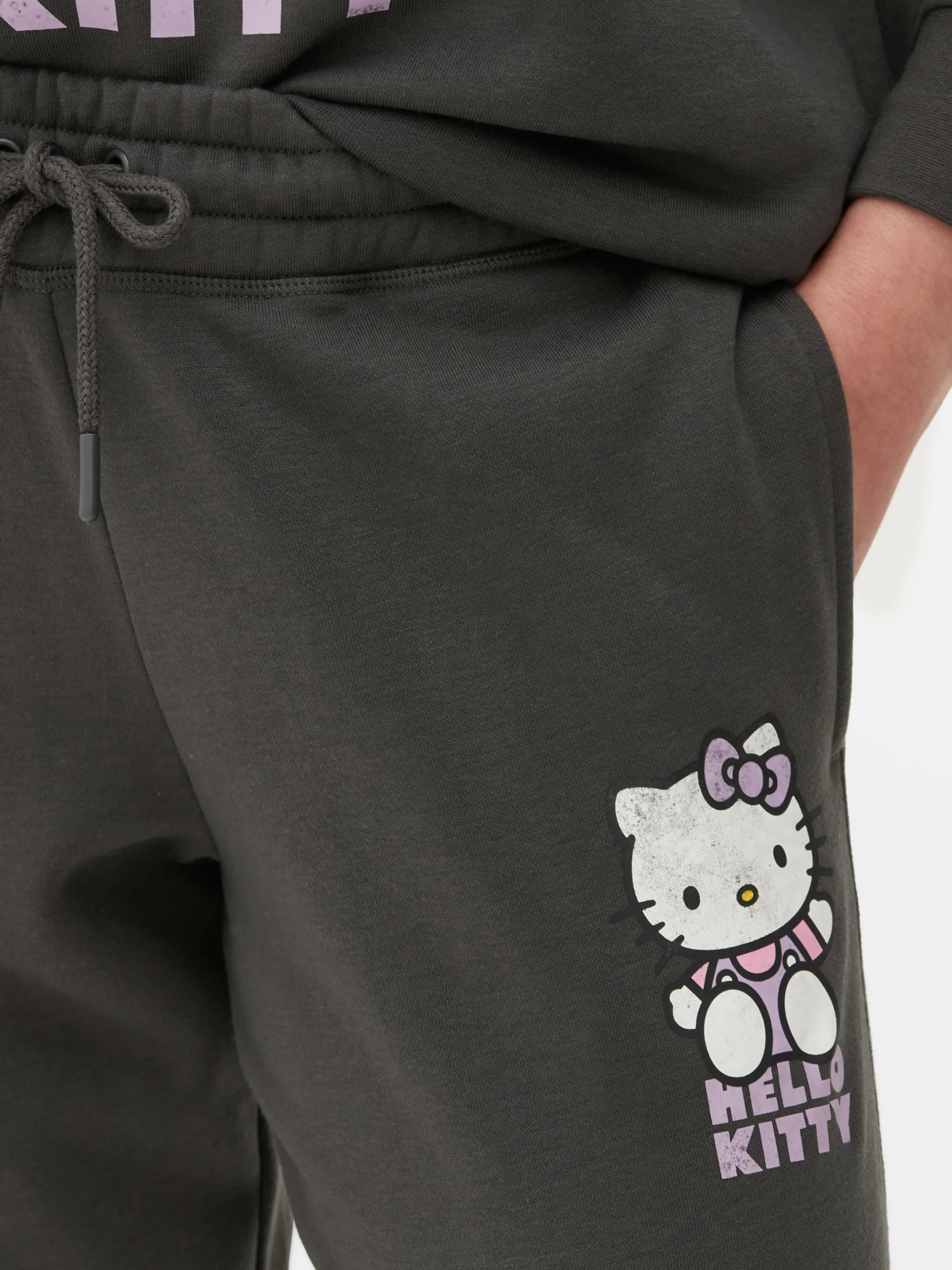 Jogginghosen|Primark „Hello Kitty“ Jogginghose Mit Bündchen Anthrazitfarben
