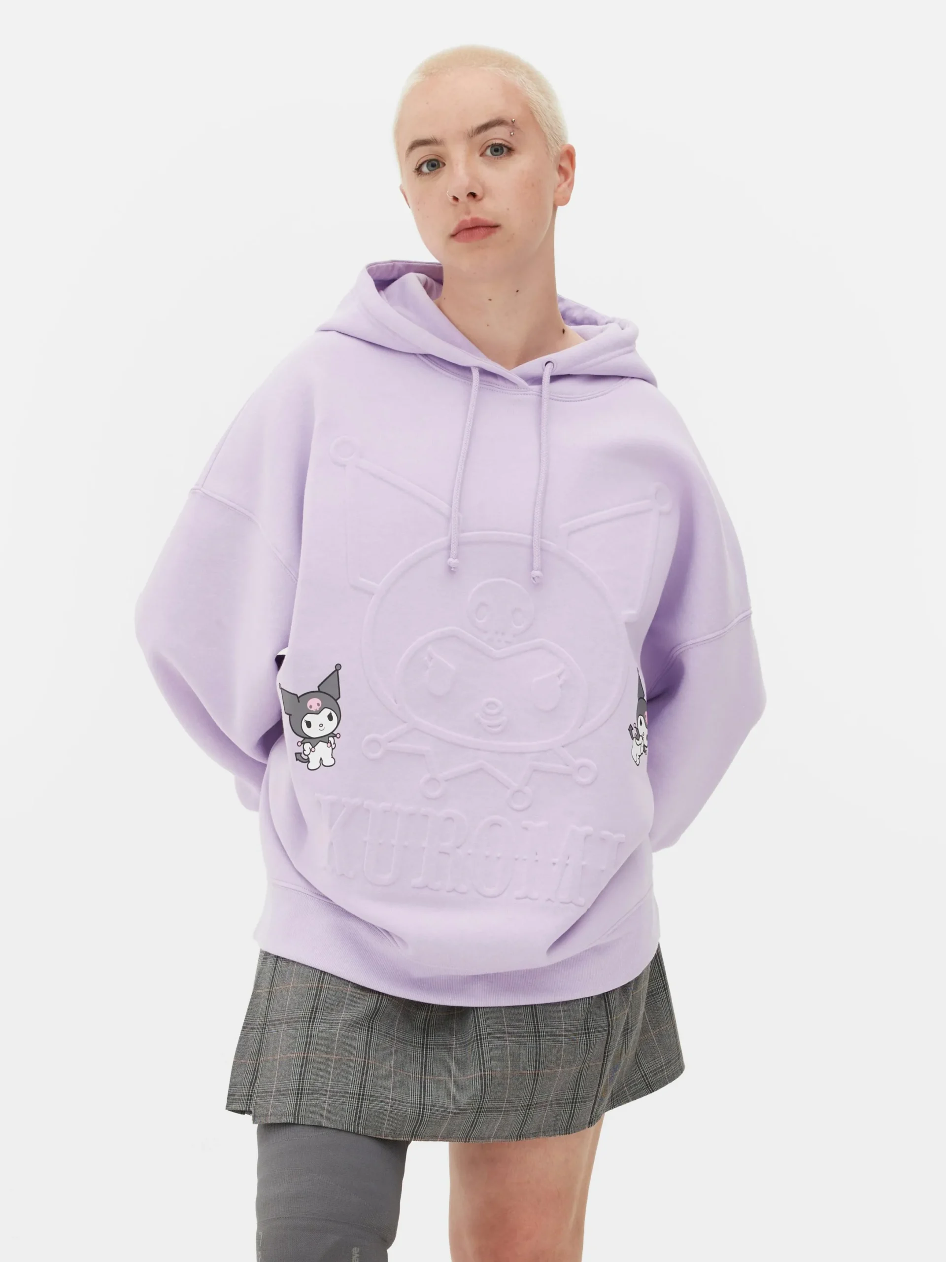 Hoodies Und Sweatshirts|Primark „Hello Kitty Kuromi“ Hoodie Lilafarben