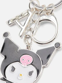 Schmuck|Primark „Hello Kitty Kuromi“ Schlüsselanhänger Mit Initiale Schwarz