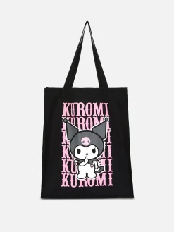Reiseaccessoires|Primark „Hello Kitty Kuromi“ Tragetasche Schwarz