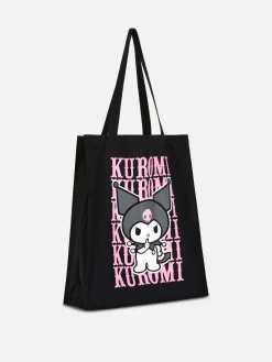 Reiseaccessoires|Primark „Hello Kitty Kuromi“ Tragetasche Schwarz