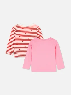 Tops Und T-Shirts|Primark „Hello Kitty“ Langarm-T-Shirt, 2er-Pack Rosa