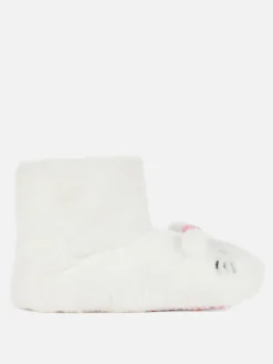 Hausschuhe|Hausschuhe|Primark „Hello Kitty“ Plüsch-Hausschuhe Rosa