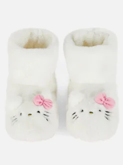 Hausschuhe|Hausschuhe|Primark „Hello Kitty“ Plüsch-Hausschuhe Rosa