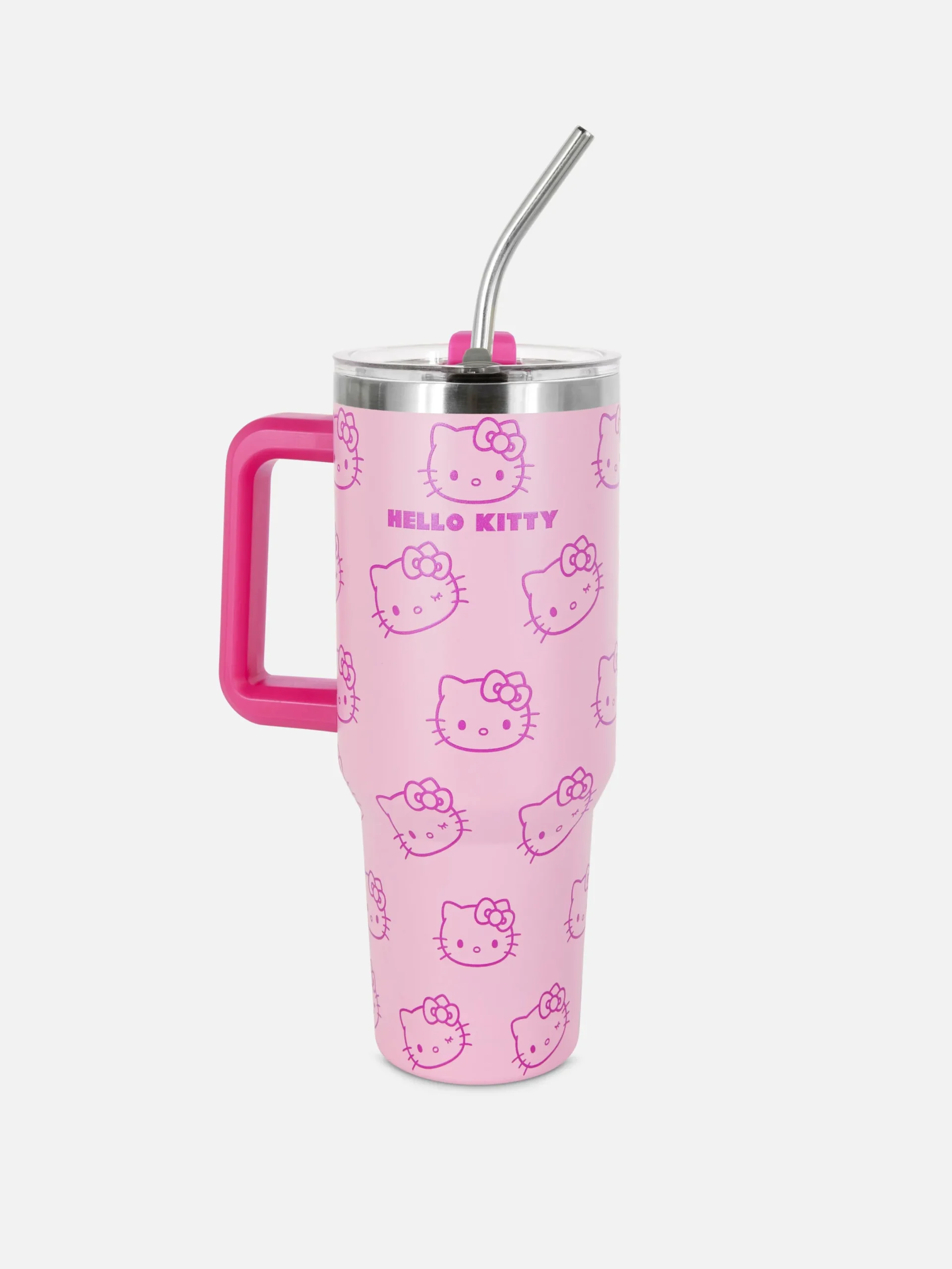 Tassen Und Becher|Primark „Hello Kitty“ Reisebecher, 40 Oz (ca. 1 L) Rosa