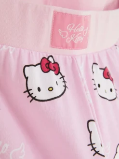 Schlafanzughosen|Primark „Hello Kitty“ Schlafanzughose Mit Weitem Beinschnitt Rosa