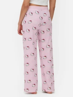 Schlafanzughosen|Primark „Hello Kitty“ Schlafanzughose Mit Weitem Beinschnitt Rosa