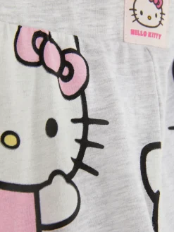 Schlafanzughosen|Primark „Hello Kitty“ Schlafanzug-Leggings Grau meliert
