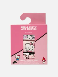 Slips|Primark „Hello Kitty“ Slips Mit Hohem Beinausschnitt, 3er-Pack Rosa