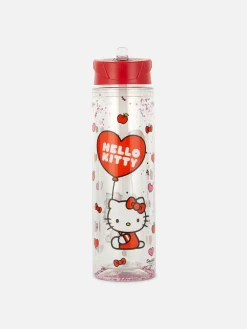 Tassen Und Becher|Primark „Hello Kitty“ Trinkflasche Mit Glitzer Rot