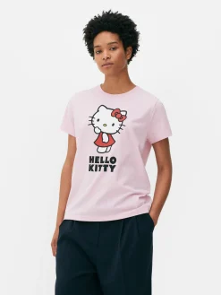 Tops Und T-Shirts|Primark „Hello Kitty“ T-Shirt Mit Grafik Rosa