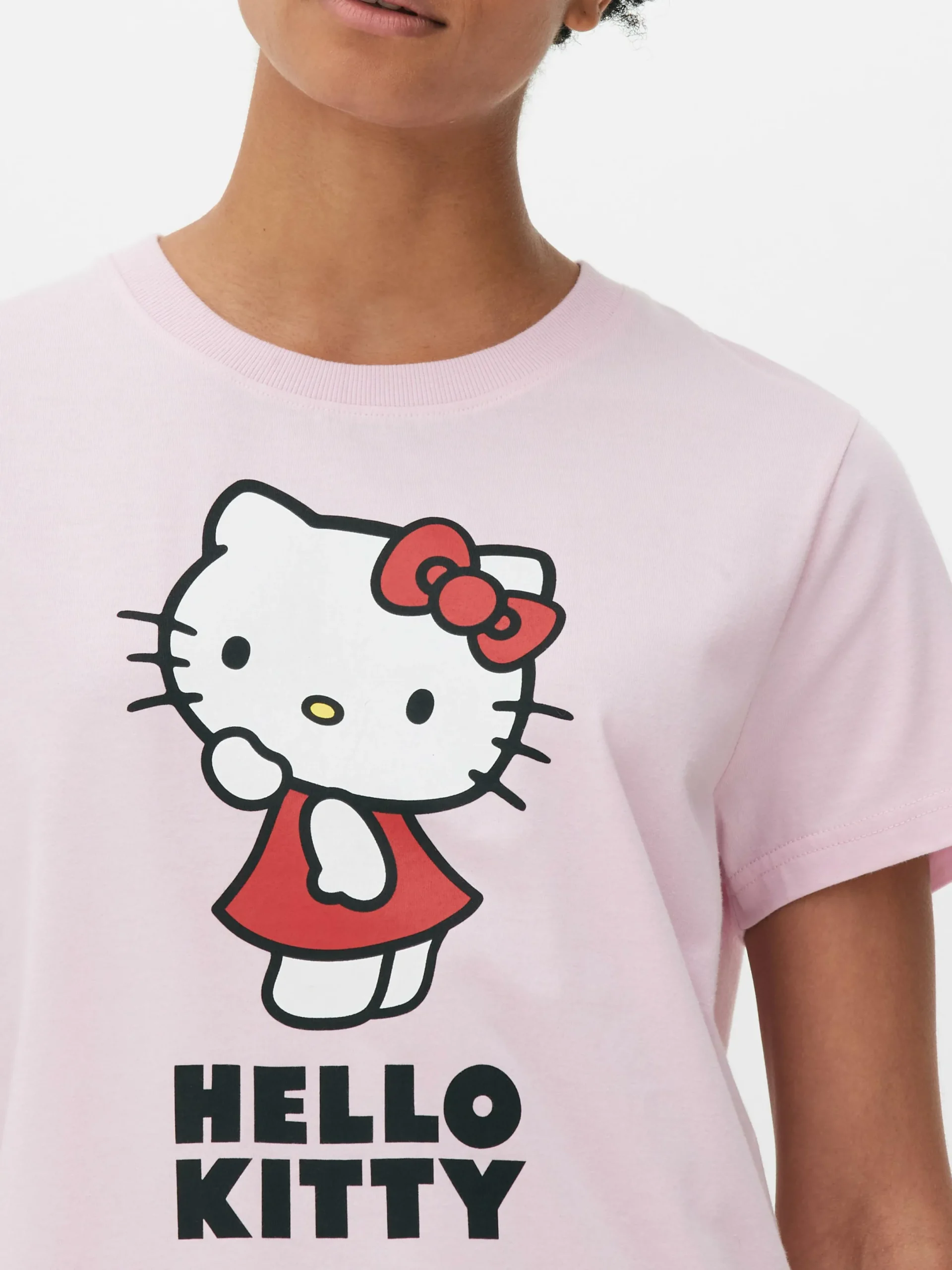 Tops Und T-Shirts|Primark „Hello Kitty“ T-Shirt Mit Grafik Rosa