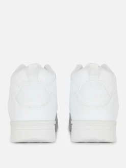 Sneakers|Primark High-Top-Basketball-Sneaker Weiß