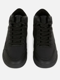 Sneakers|Primark High-Top-Basketball-Sneaker Schwarz