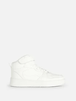 Sneakers|Primark High-Top-Sneaker Mit Dicker Sohle Weiß