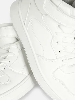 Sneakers|Primark High-Top-Sneaker Mit Dicker Sohle Weiß