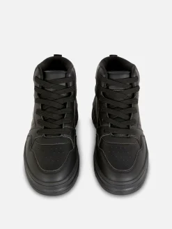 Sneakers|Primark High-Top-Sneakers Mit Klobiger Sohle Schwarz