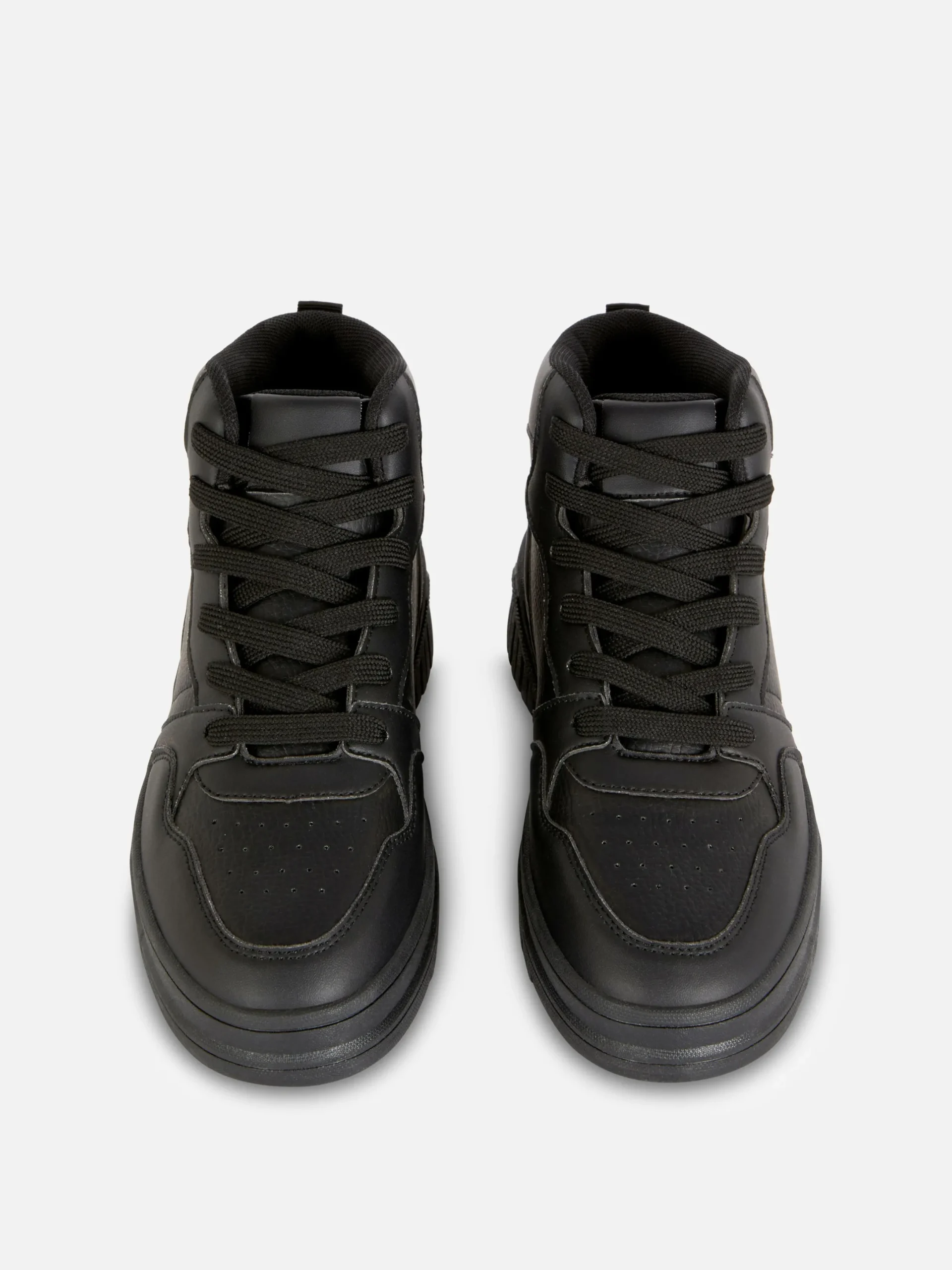 Sneakers|Primark High-Top-Sneakers Mit Klobiger Sohle Schwarz