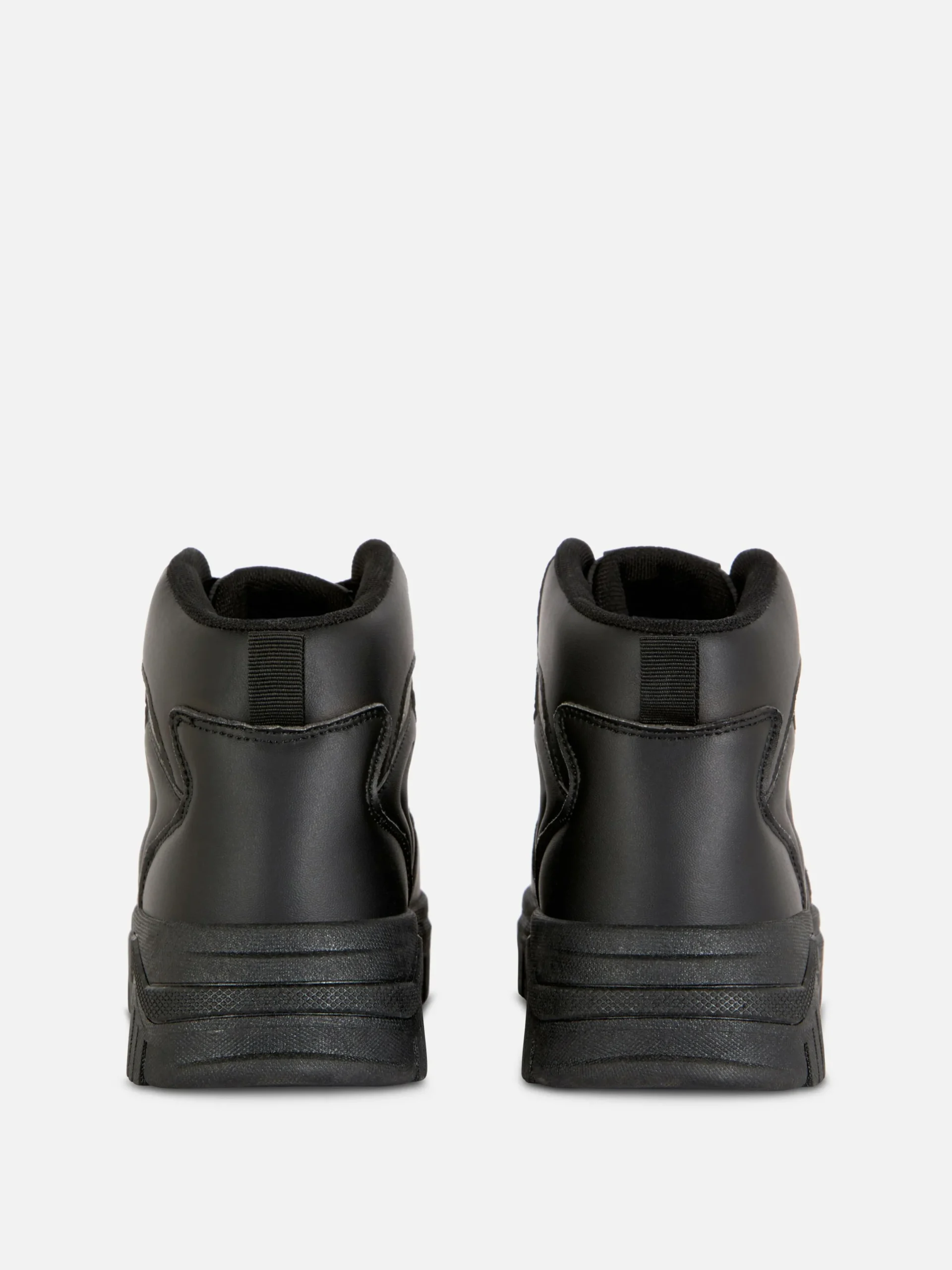 Sneakers|Primark High-Top-Sneakers Mit Klobiger Sohle Schwarz