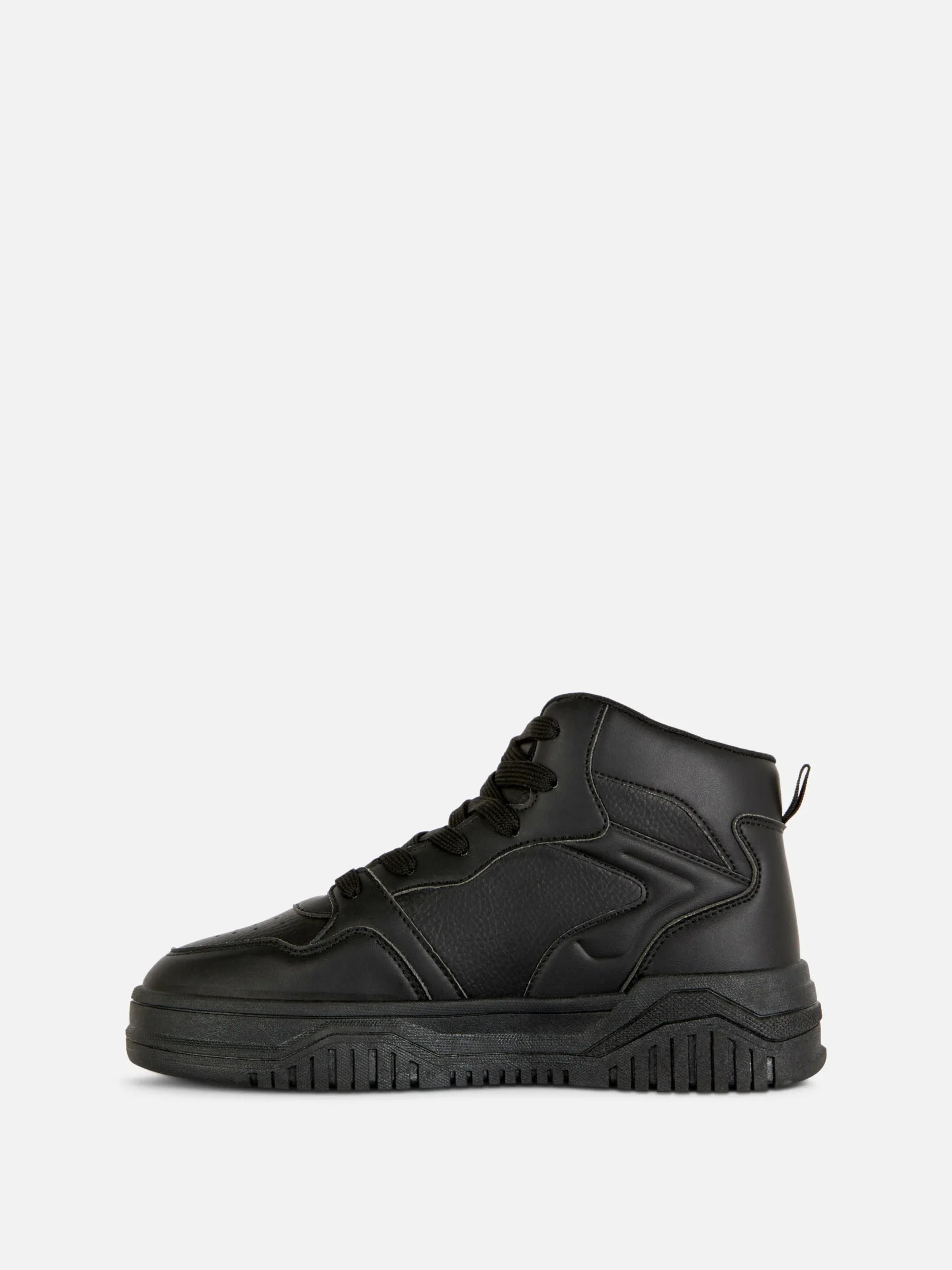 Sneakers|Primark High-Top-Sneakers Mit Klobiger Sohle Schwarz