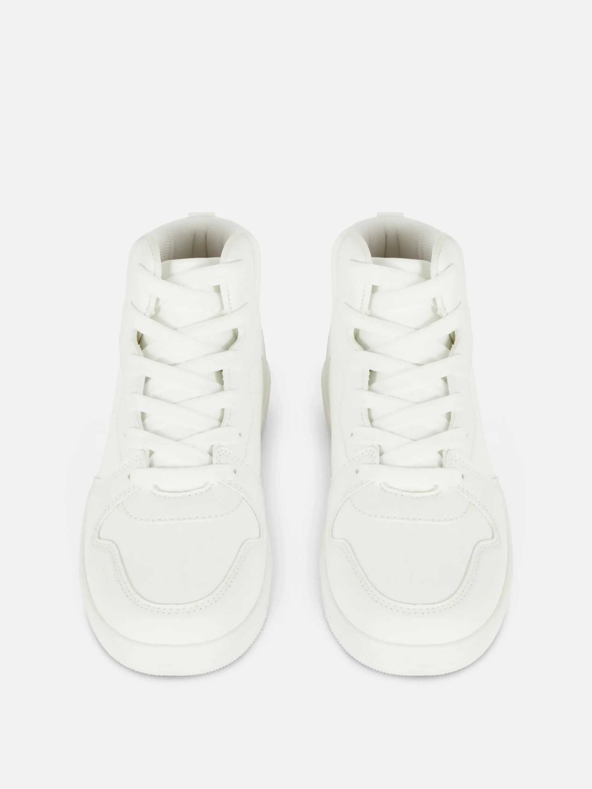 Sneakers|Primark High-Top-Sneakers Mit Klobiger Sohle Weiß