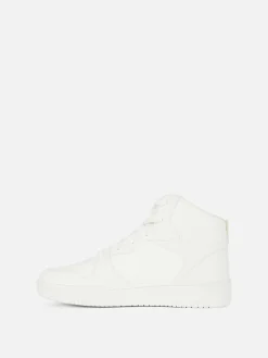 Sneakers|Primark High-Top-Sneakers Mit Klobiger Sohle Weiß