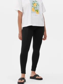 Hosen Und Leggings|Primark High-Waist-Leggings Schwarz