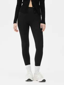 Hosen Und Leggings|Primark High-Waist-Leggings Schwarz