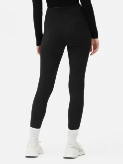Hosen Und Leggings|Primark High-Waist-Leggings Schwarz