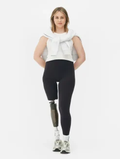 Hosen Und Leggings|Primark High-Waist-Leggings Marineblau